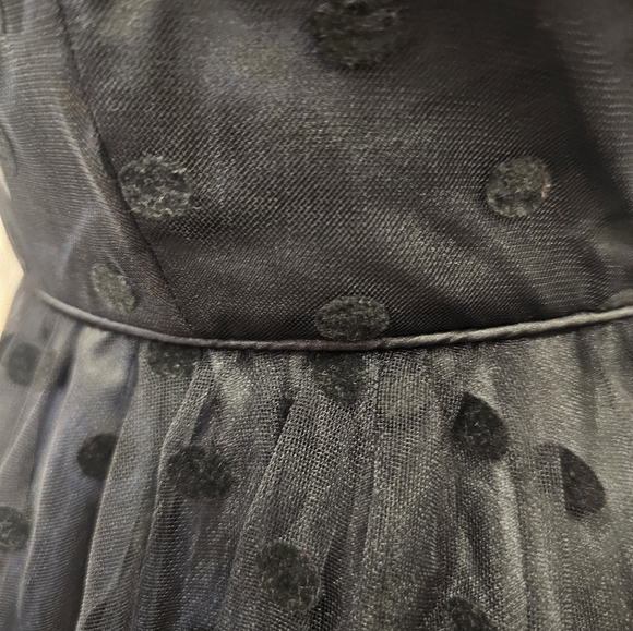 Vintage, retro, Polka-dot, black, prom, homecoming, festival, party, dance - Picture 5 of 10